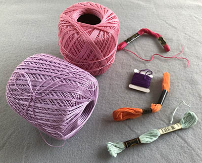 crochet thread and embroidery thread