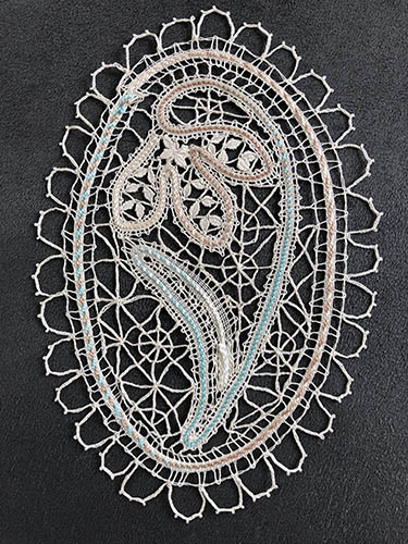 Russian tape lace flower