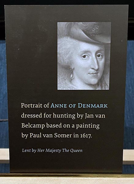 placard Portrait of Anne of Denmark