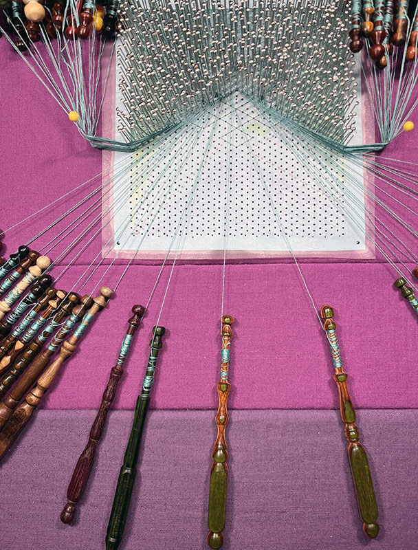 I used the same pattern, even though the center will be worked differently.